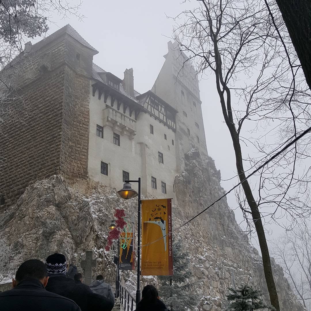 Bran Castle in Transylvania during Devyn Harrington's Black Sea Rotational Force deployment