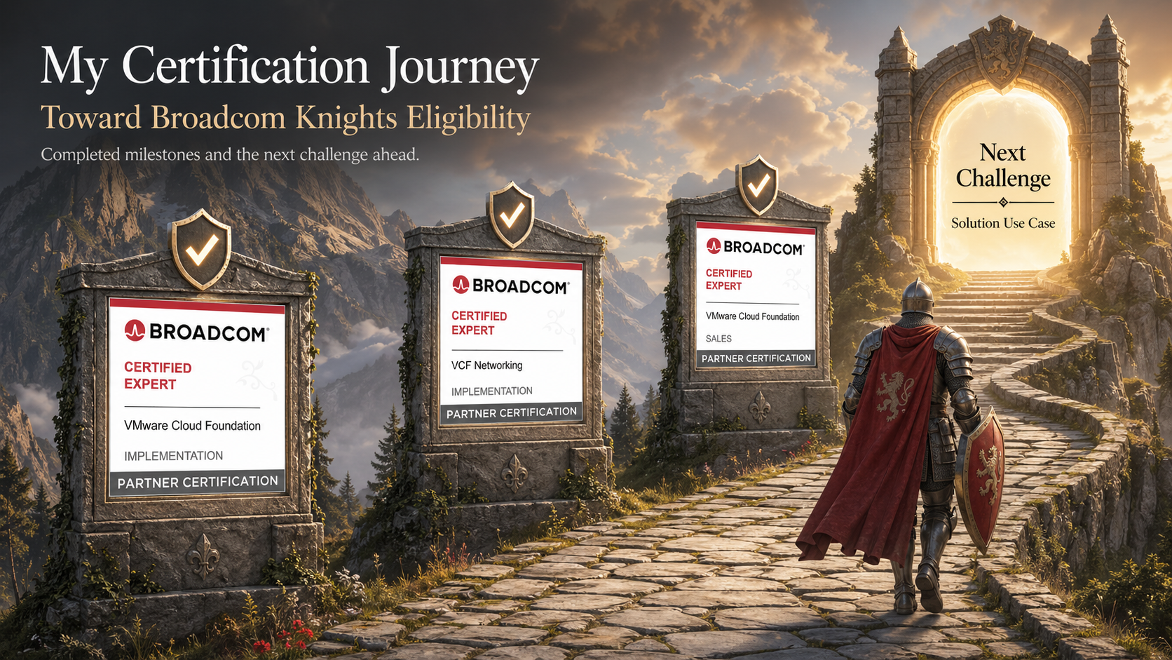 My Certification Journey Toward Broadcom Knights Eligibility