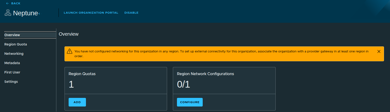 Organization Overview - Post Quota